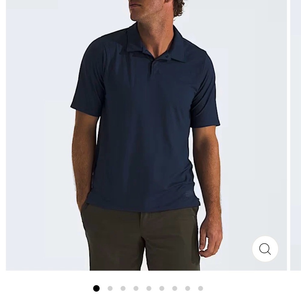 The North Face Men's Dark Navy Short-Sleeve Polo